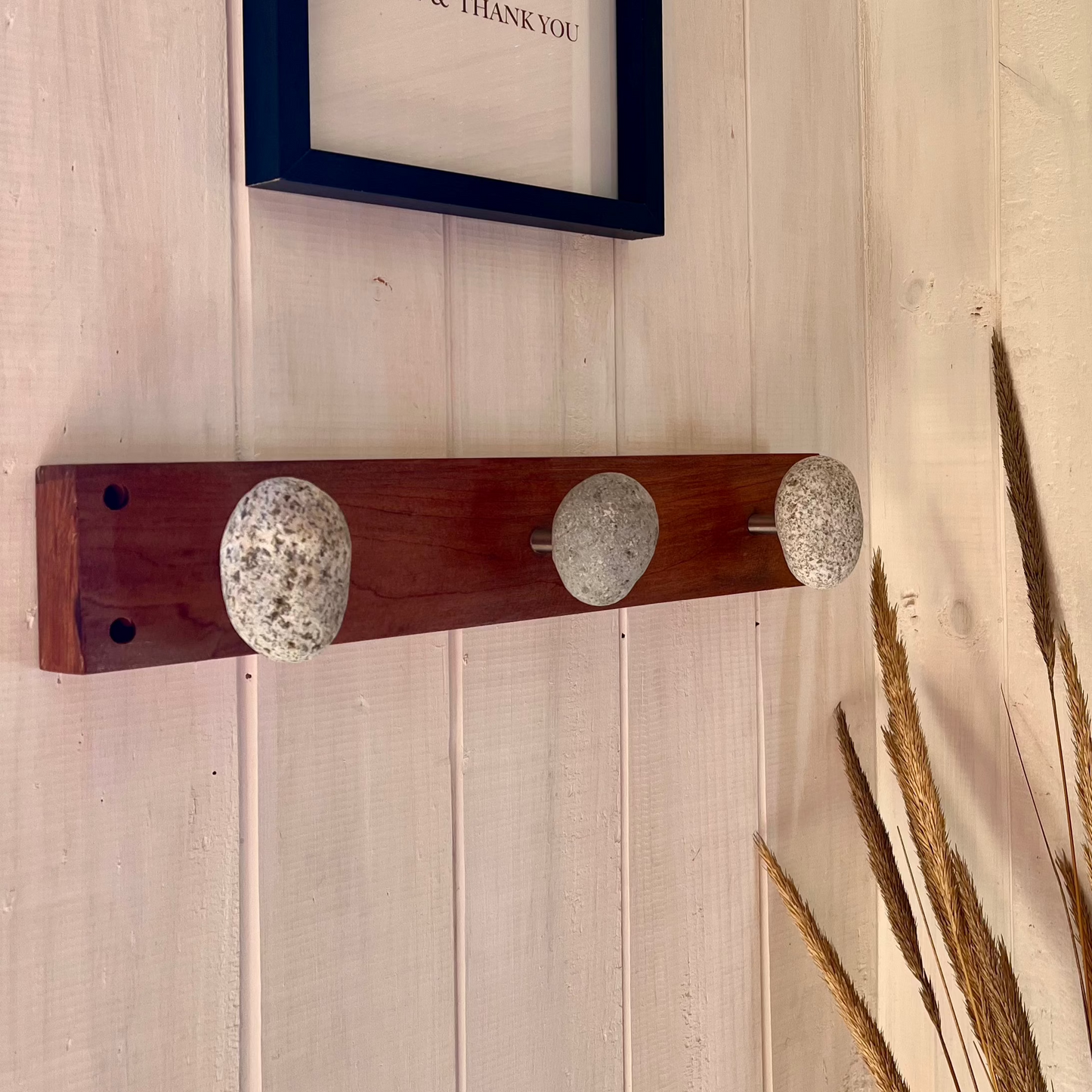 Perchero Piedra & Madera