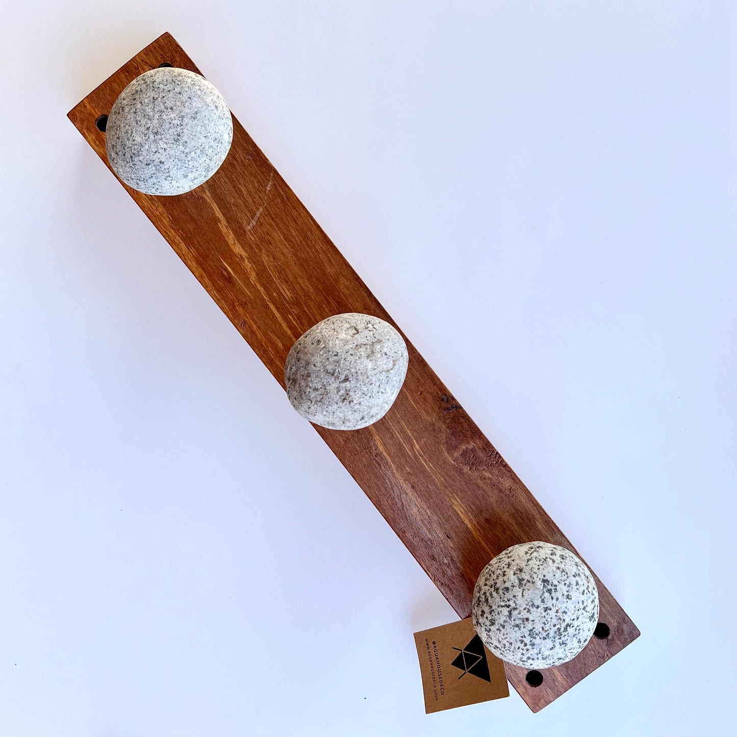 Perchero Piedra & Madera