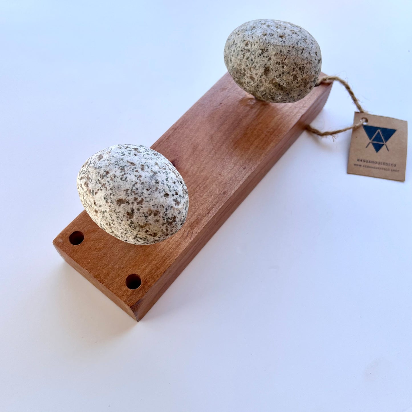 Perchero Piedra & Madera