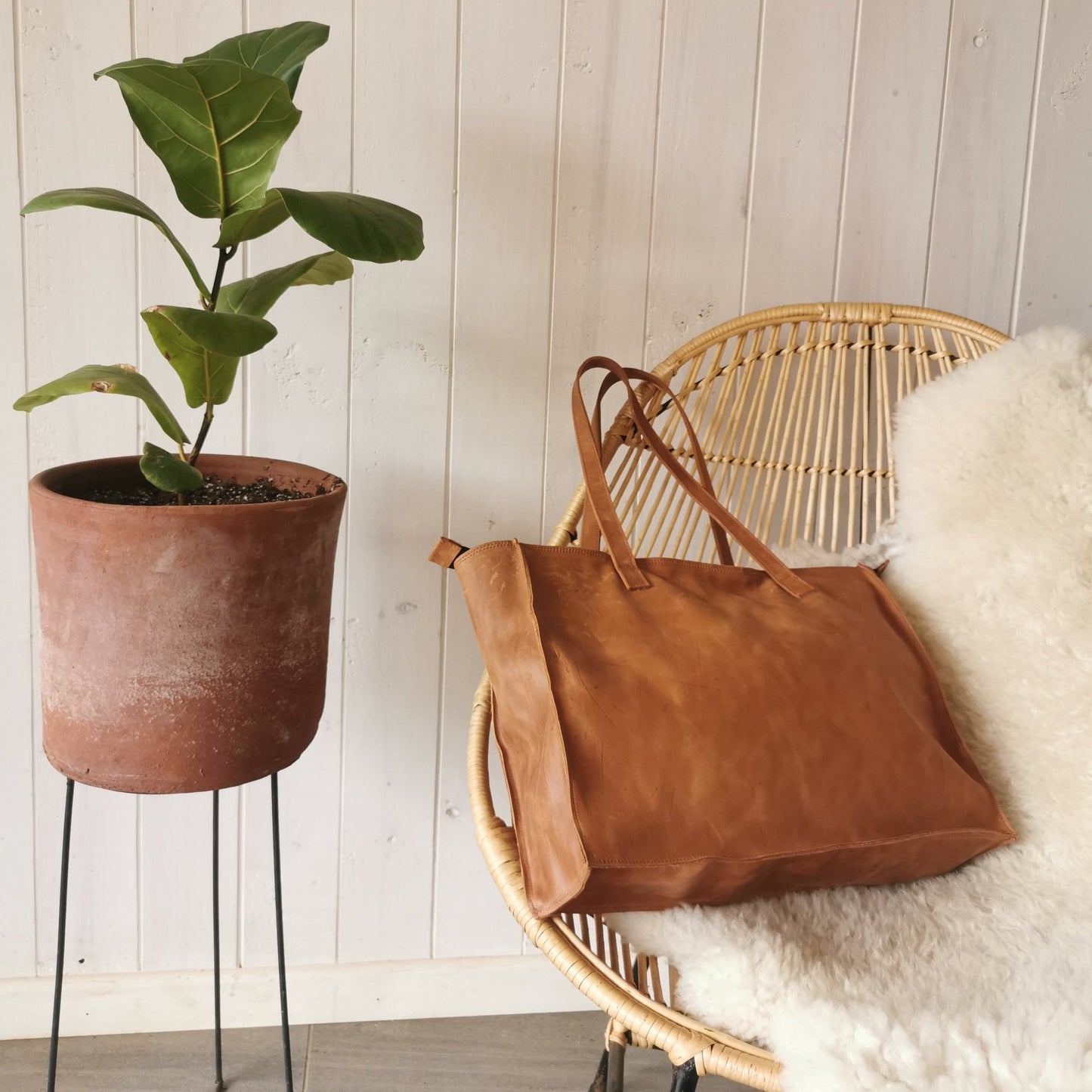 Cartera Cuero Candelaria