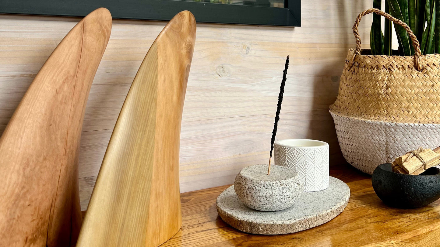 Escultura Aleta Madera