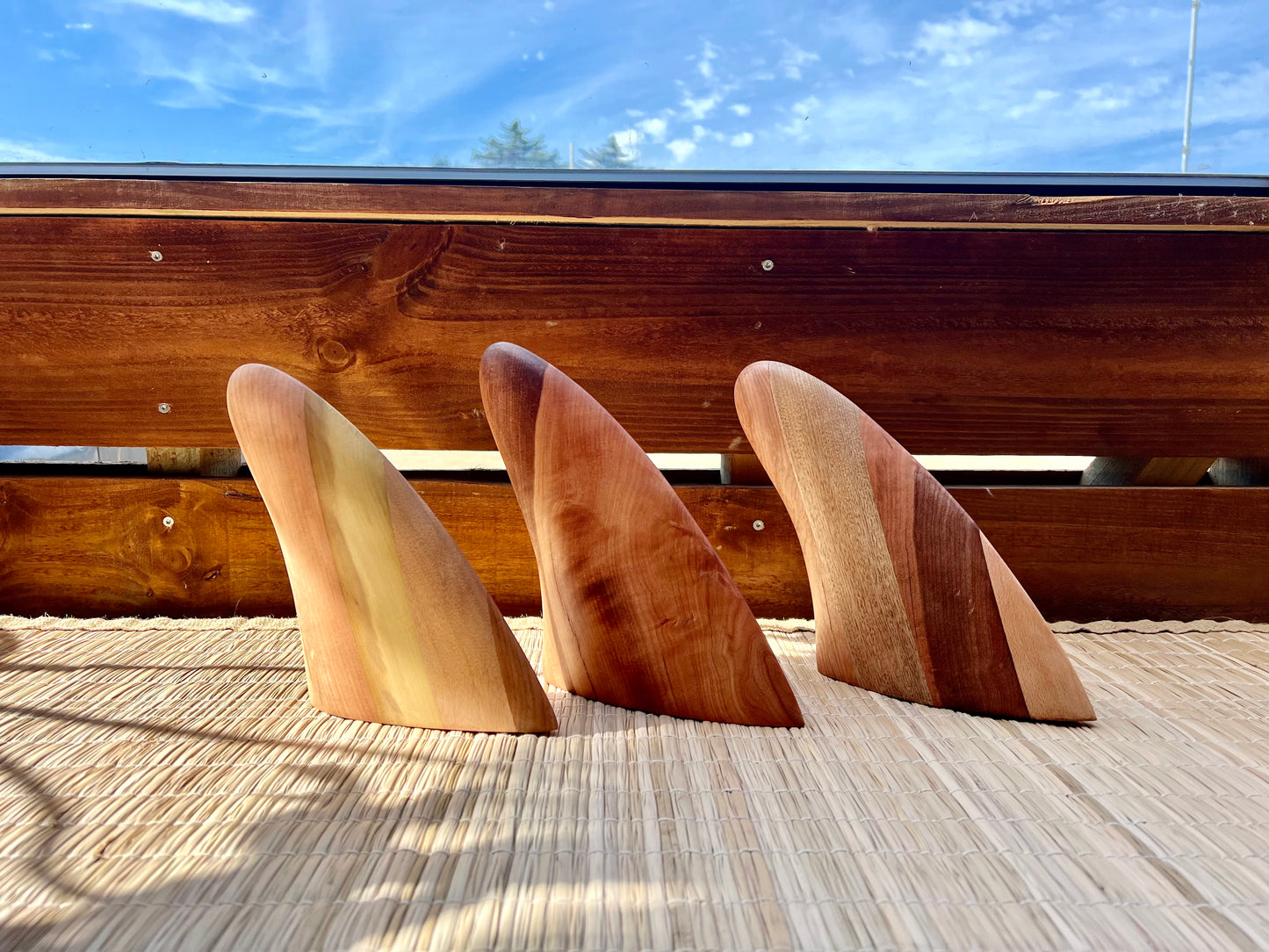 Escultura Aleta Madera