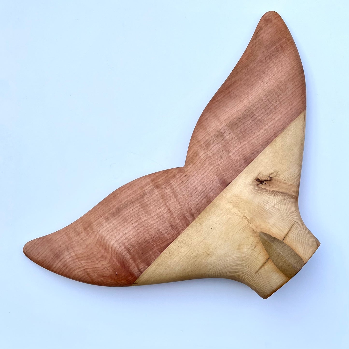 Escultura Cola Ballena Madera