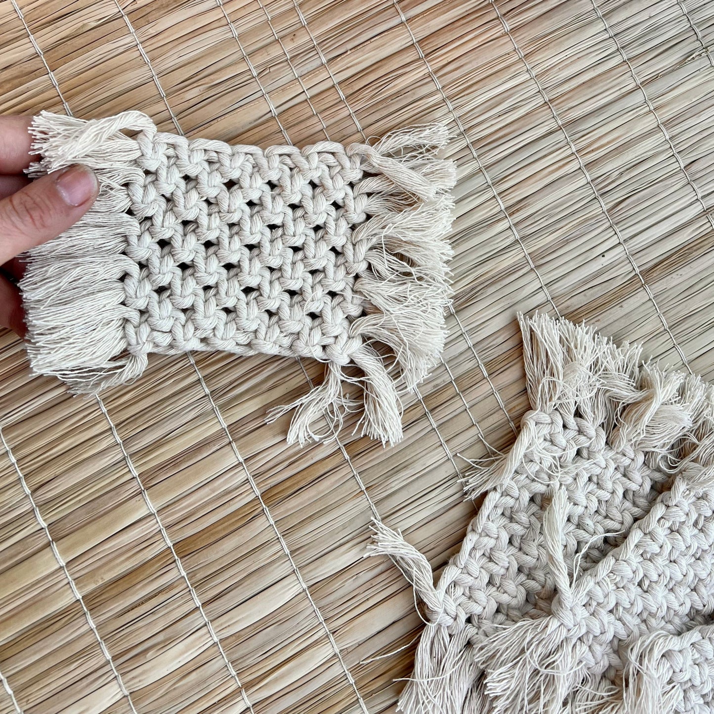 Posavasos Macramé