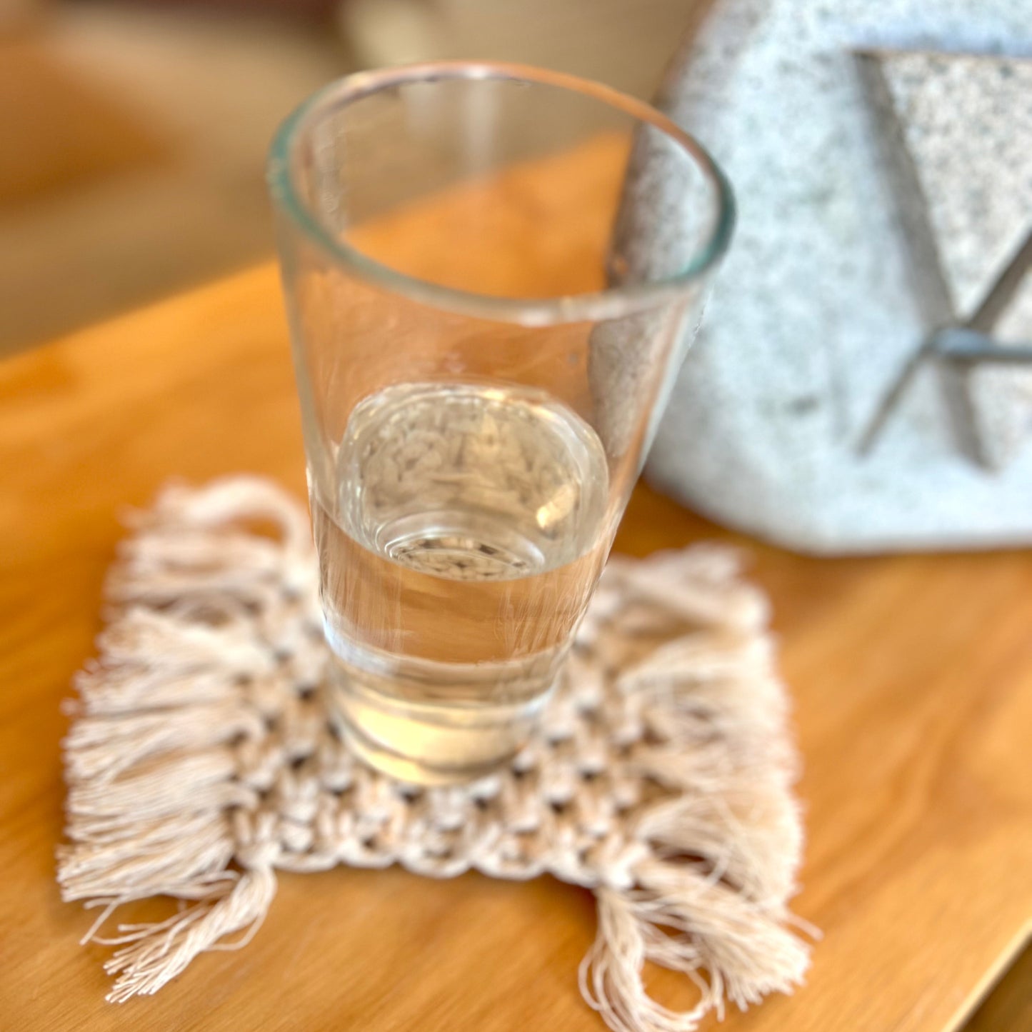 Posavasos Macramé