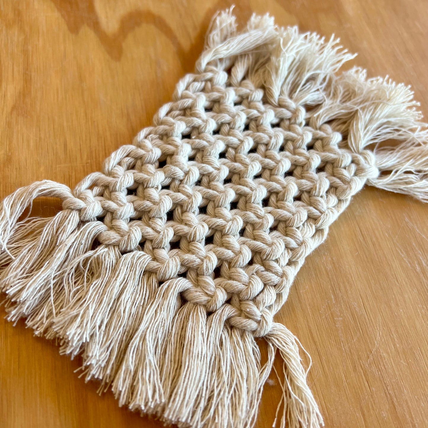Posavasos Macramé