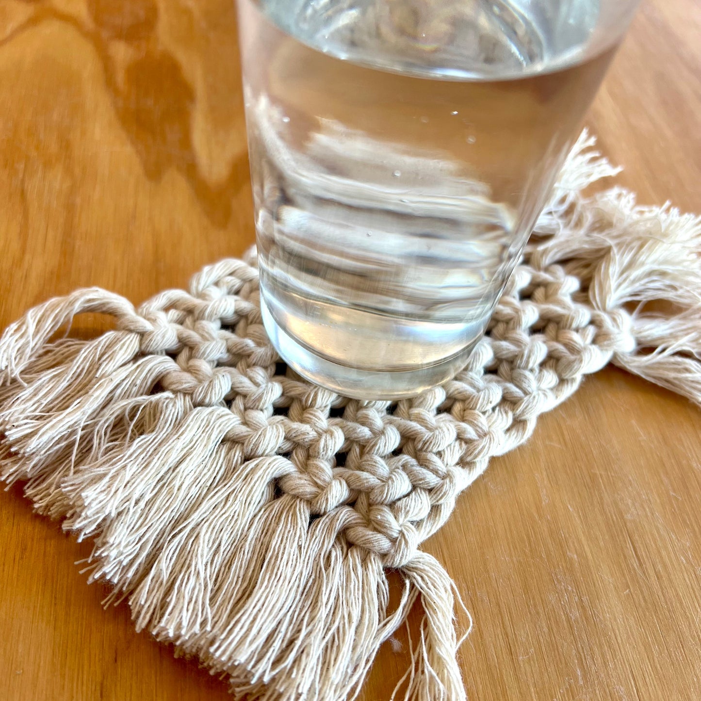 Posavasos Macramé