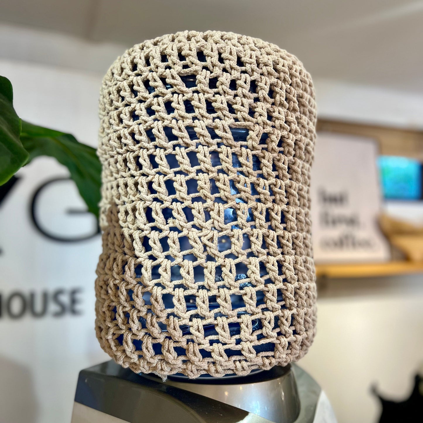 Cubre bidón Macramé