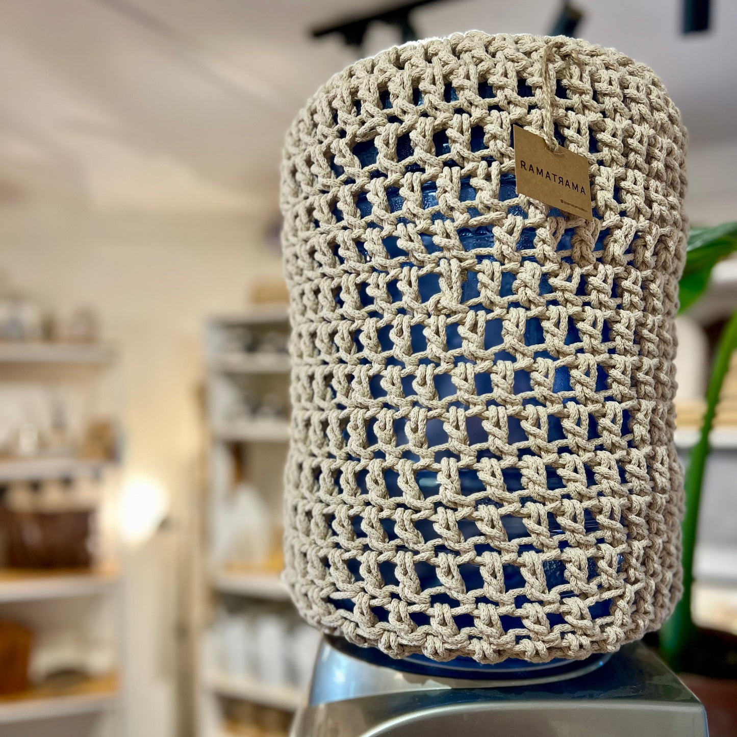 Cubre bidón Macramé