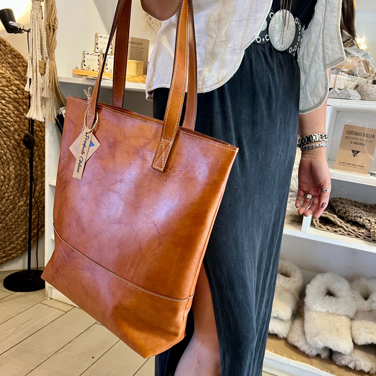 Cartera Cuero Bali
