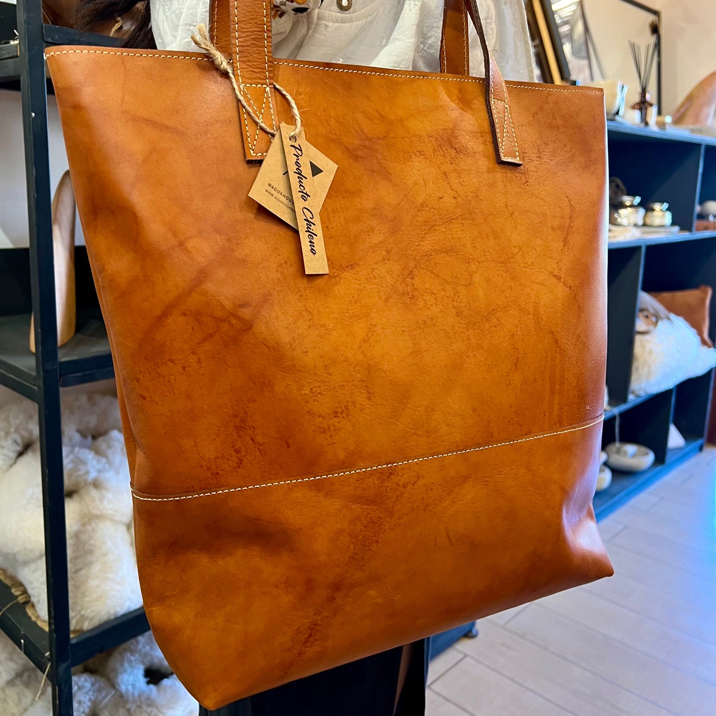 Cartera Cuero Bali