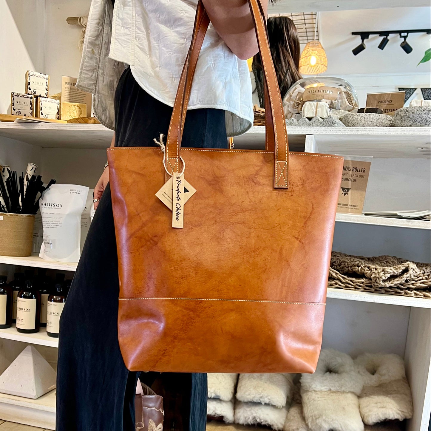 Cartera Cuero Bali