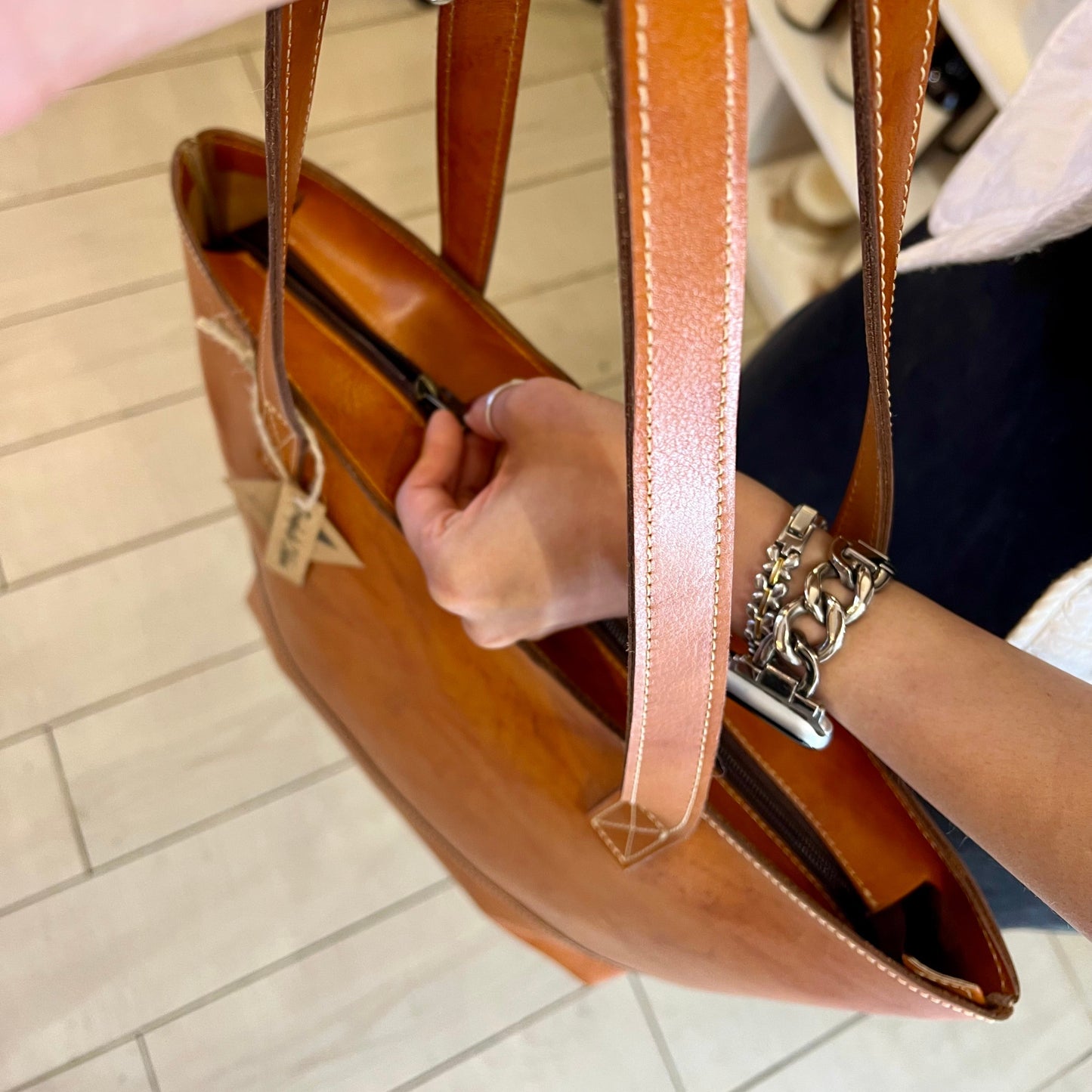 Cartera Cuero Bali