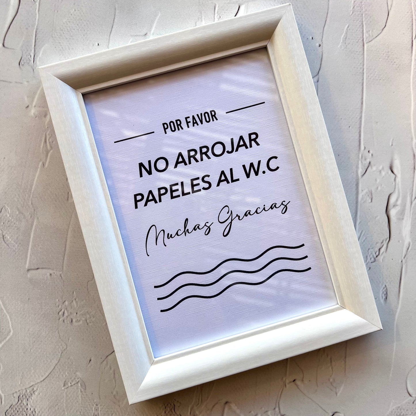 Cuadro Papel Baño