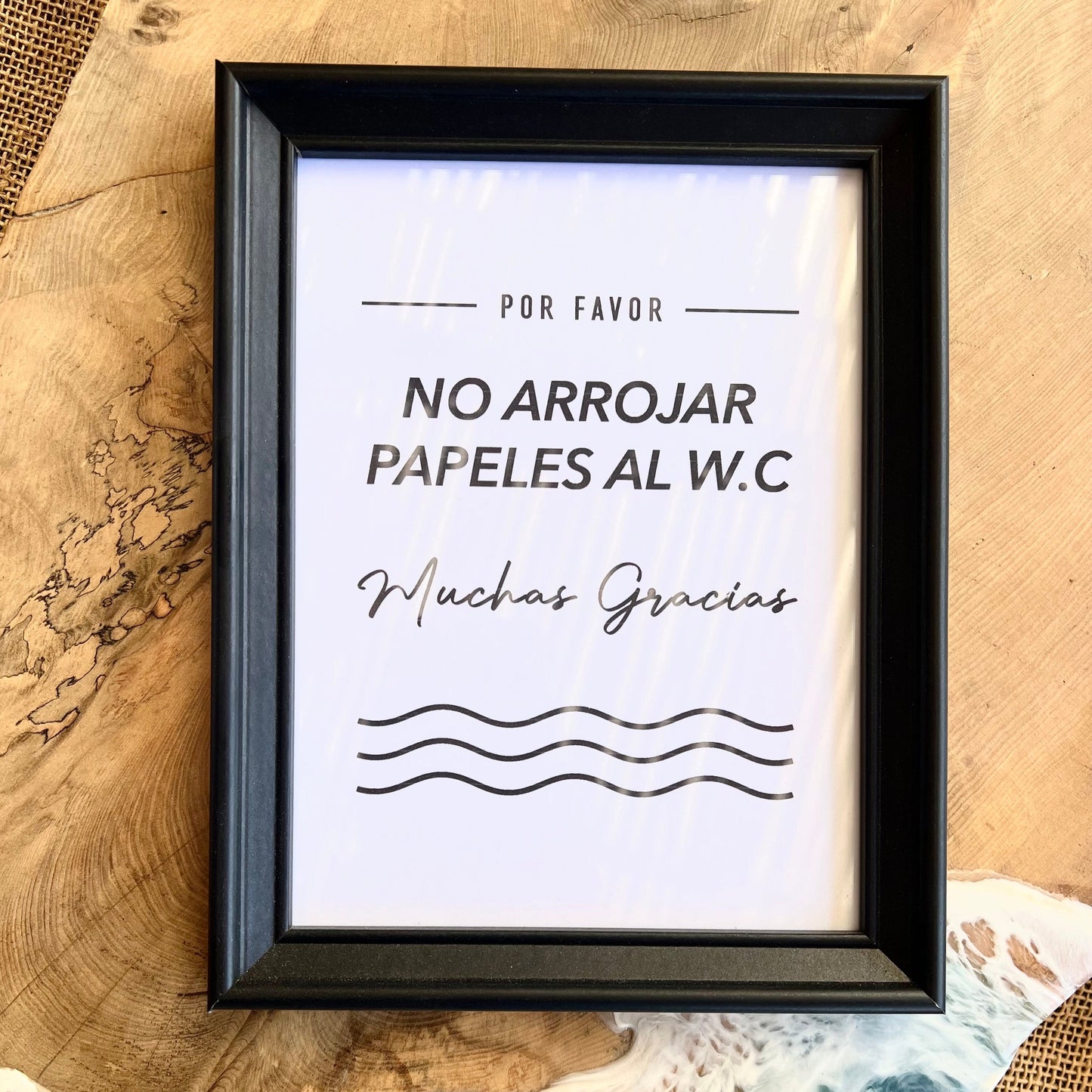 Cuadro Papel Baño