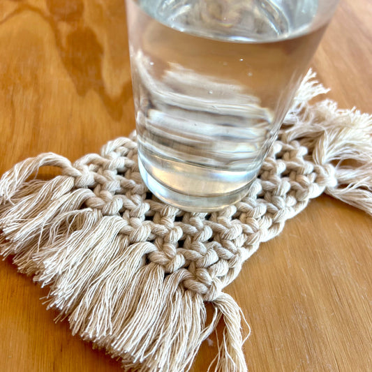 Posavasos Macramé