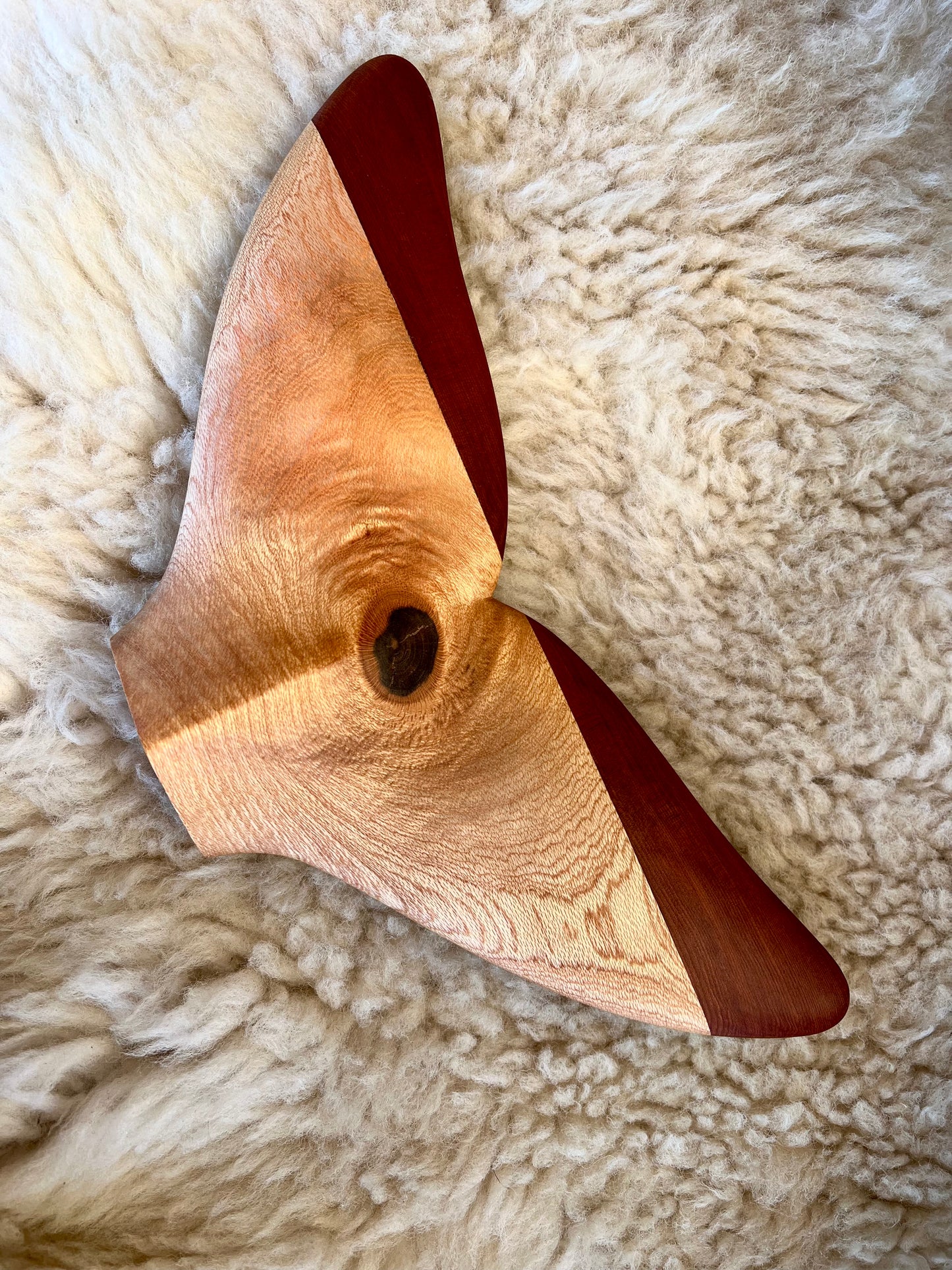 Escultura Cola Ballena Madera