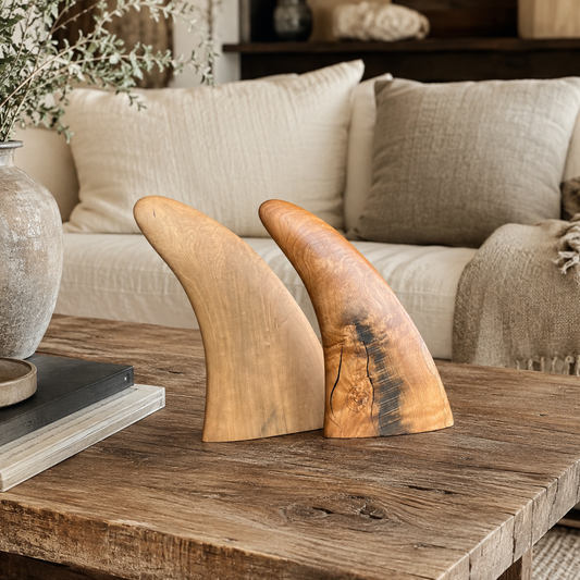 Escultura Aleta Madera